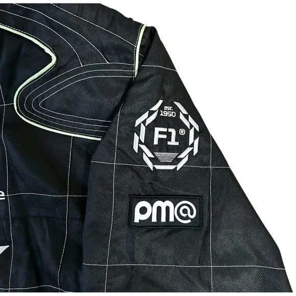 Men PUMA F1‎ Racing Full Zip Jacket Black Casual Athletic Sweater 631639 01 Sz L